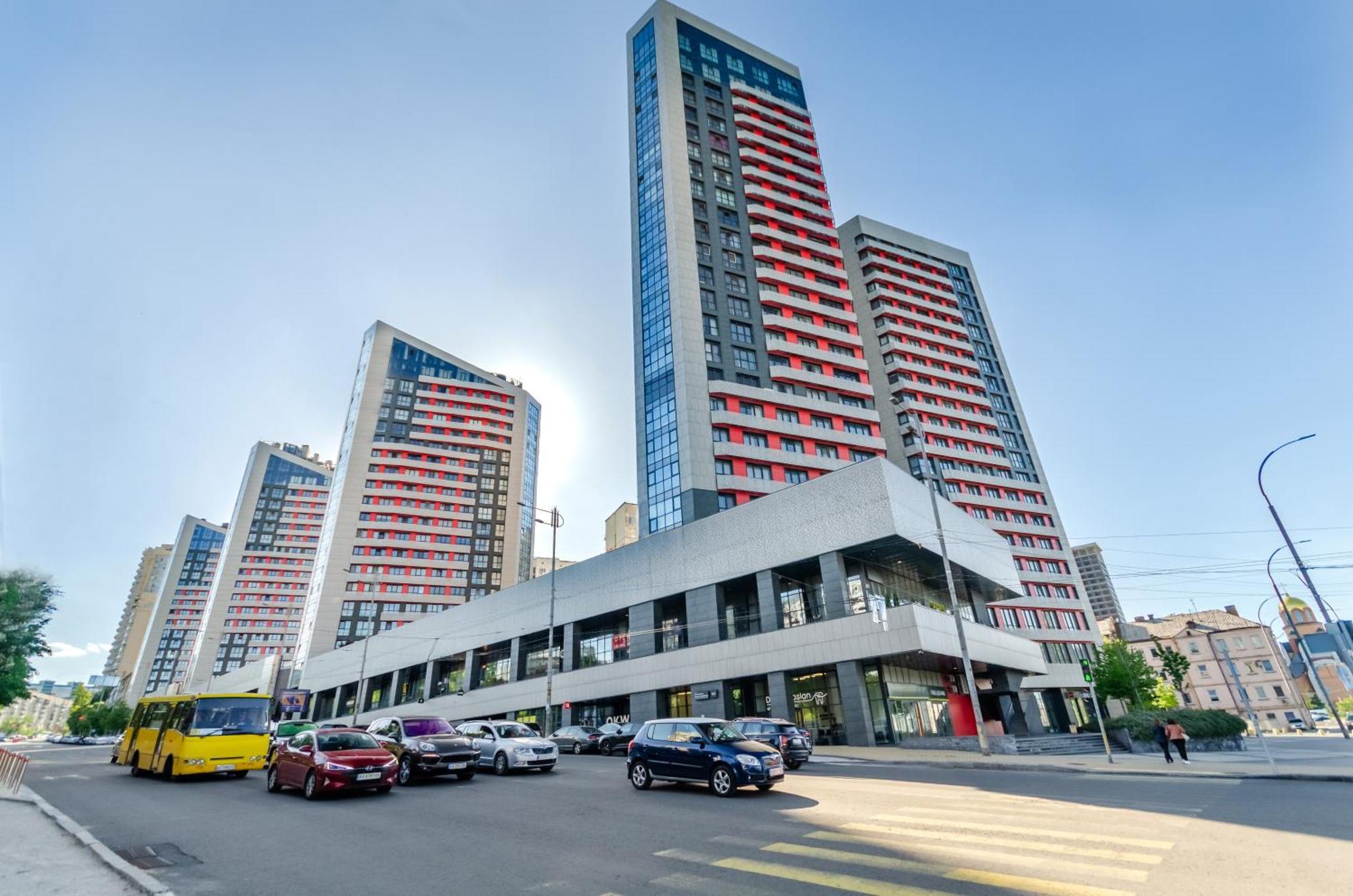 Petrovdom 234-241-86-96 In City View Apartments At Rc Kvartet,Near Central Railway Station Kyiv Exterior foto